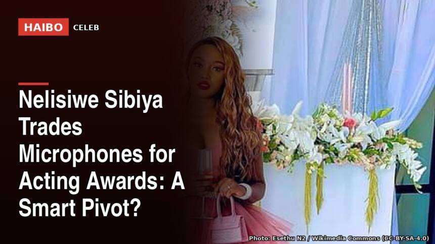 Nelisiwe Sibiya Trades Microphones For Acting Awards: A Smart Pivot?