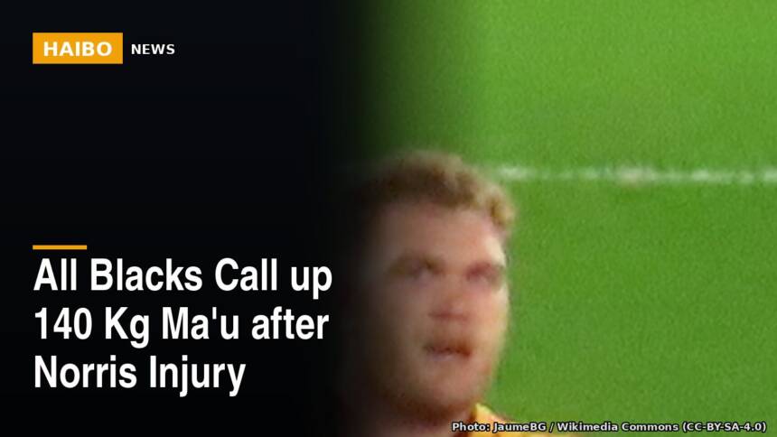 All Blacks Call Up 140 Kg Ma'u After Norris Injury