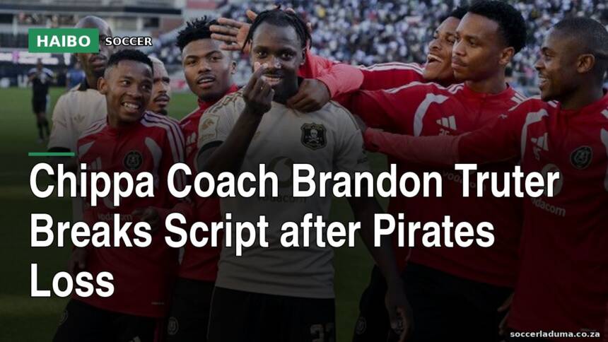 Chippa Coach Brandon Truter Breaks Script After Pirates Loss