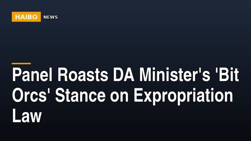 Panel Roasts DA Minister's 'Bit Orcs' Stance On Expropriation Law