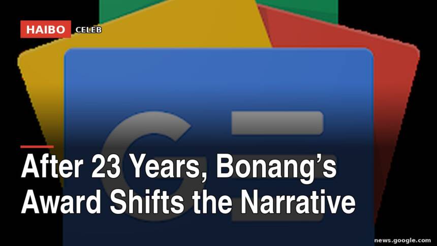 After 23 Years, Bonang’s Award Shifts The Narrative