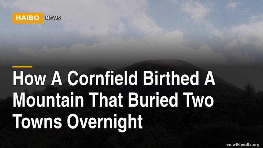 How A Cornfield Birthed A Mountain That Buried Two Towns Overnight