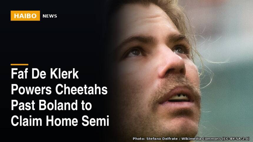 Faf De Klerk Powers Cheetahs Past Boland To Claim Home Semi