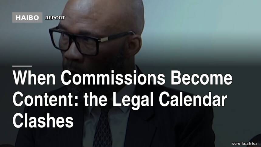 When Commissions Become Content: The Legal Calendar Clashes