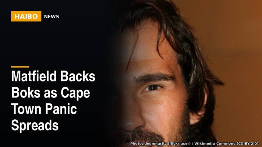 Matfield Backs Boks As Cape Town Panic Spreads