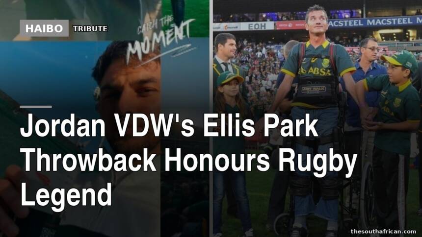 Jordan VDW's Ellis Park Throwback Honours Rugby Legend