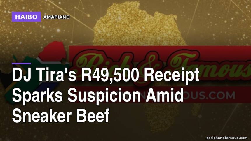 DJ Tira's R49,500 Receipt Sparks Suspicion Amid Sneaker Beef