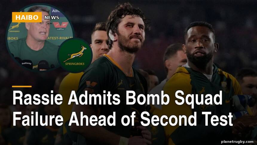 Rassie Admits Bomb Squad Failure Ahead of Second Test