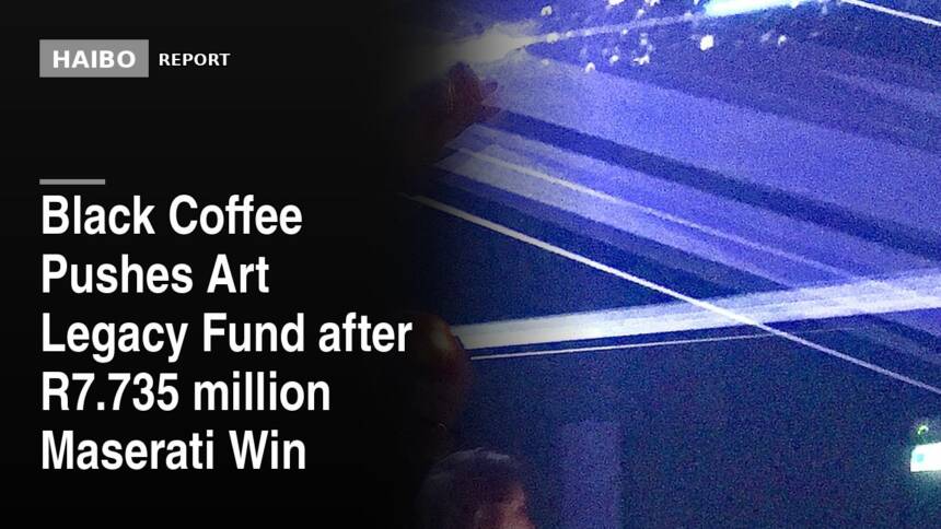 Black Coffee Pushes Art Legacy Fund After R7.735 million Maserati Win
