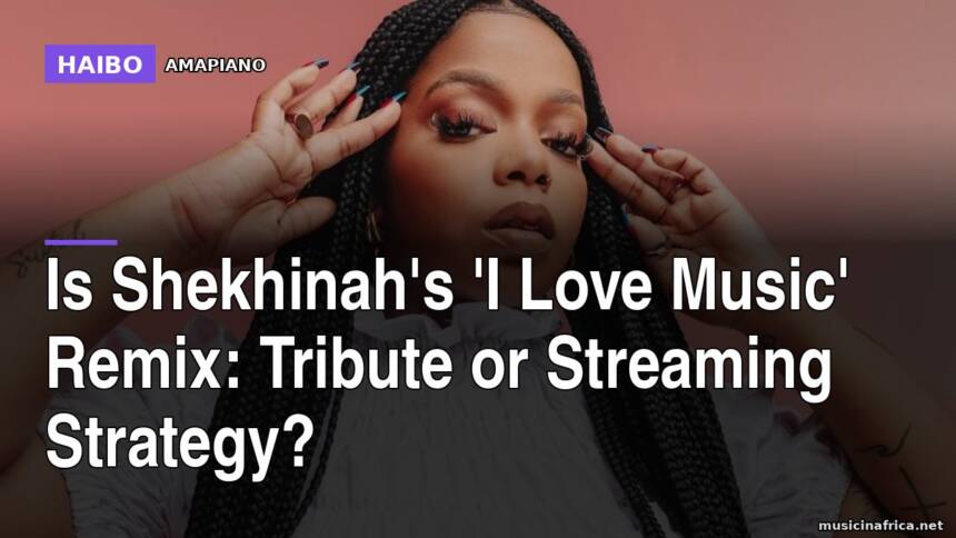 Is Shekhinah's 'I Love Music' Remix: Tribute or Streaming Strategy?