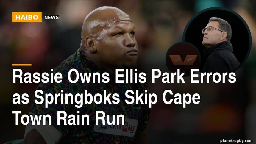 Rassie Owns Ellis Park Errors as Springboks Skip Cape Town Rain Run