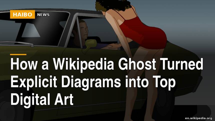 How a Wikipedia Ghost Turned Explicit Diagrams Into Top Digital Art