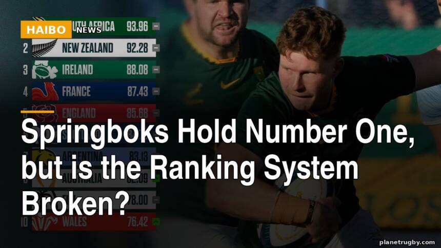Springboks Hold Number One, But Is The Ranking System Broken?