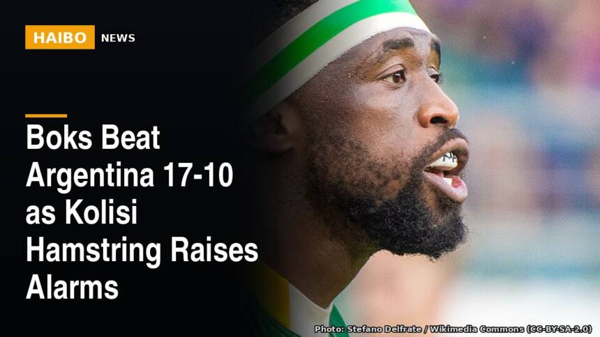 Boks Beat Argentina 17-10 As Kolisi Hamstring Raises Alarms