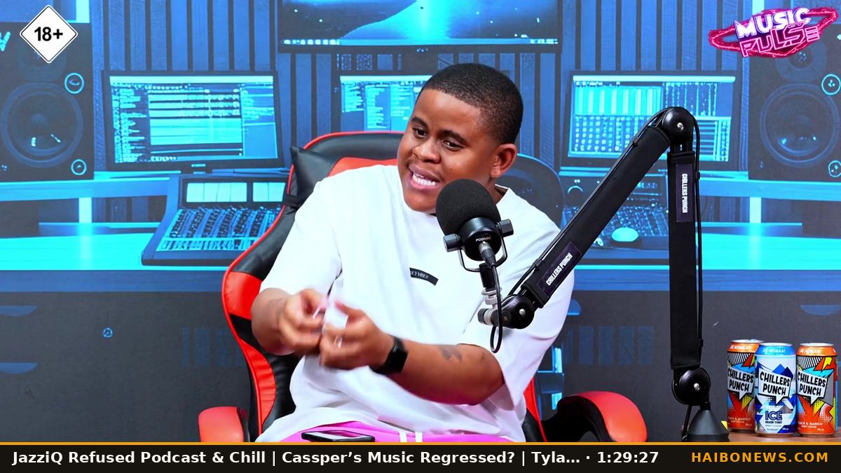 Still from the episode: JazziQ Refused Podcast & Chill | Cassper’s Music Regressed? | Tyla vs Nigeria | Penny Lebyane