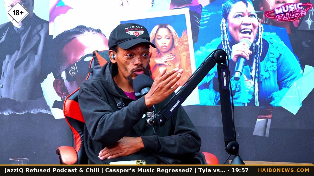Still from the episode: JazziQ Refused Podcast & Chill | Cassper’s Music Regressed? | Tyla vs Nigeria | Penny Lebyane