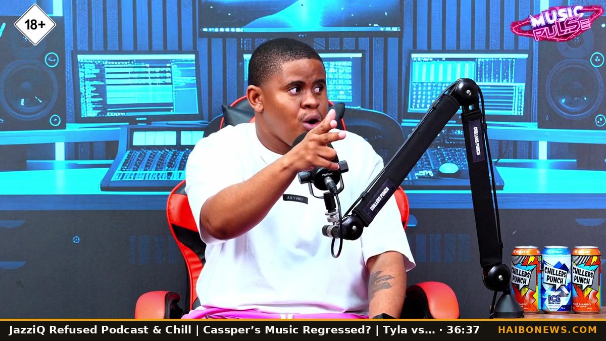 Still from the episode: JazziQ Refused Podcast & Chill | Cassper’s Music Regressed? | Tyla vs Nigeria | Penny Lebyane