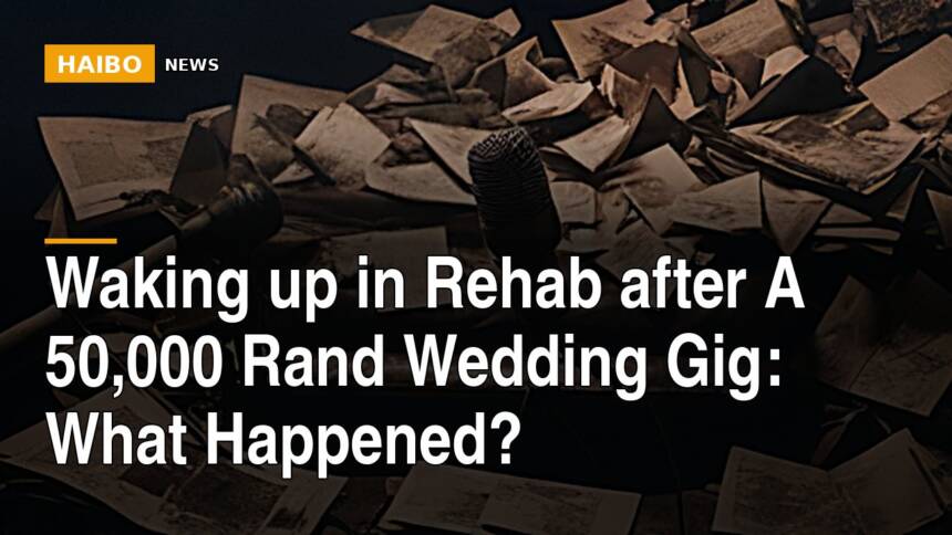 Waking Up In Rehab After A 50,000 Rand Wedding Gig: What Happened?