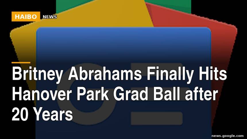 Britney Abrahams Finally Hits Hanover Park Grad Ball After 20 Years