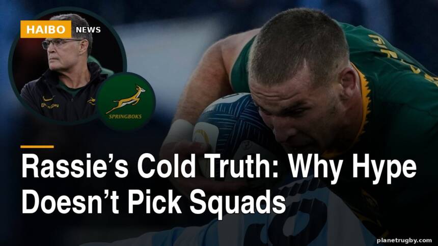 Rassie’s Cold Truth: Why Hype Doesn’t Pick Squads