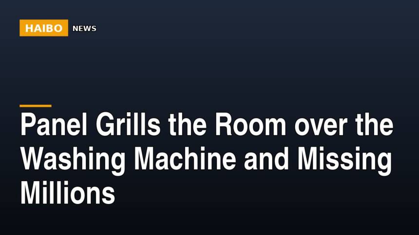 Panel Grills The Room Over The Washing Machine And Missing Millions