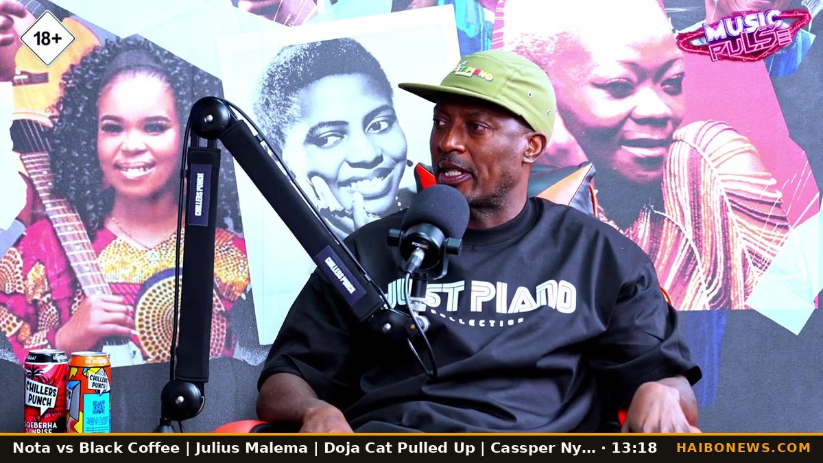 Still from the episode: Nota vs Black Coffee | Julius Malema | Doja Cat Pulled Up | Cassper Nyovest | HotShotAaron Exposed