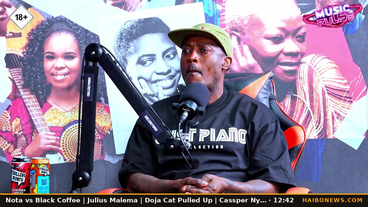 Still from the episode: Nota vs Black Coffee | Julius Malema | Doja Cat Pulled Up | Cassper Nyovest | HotShotAaron Exposed