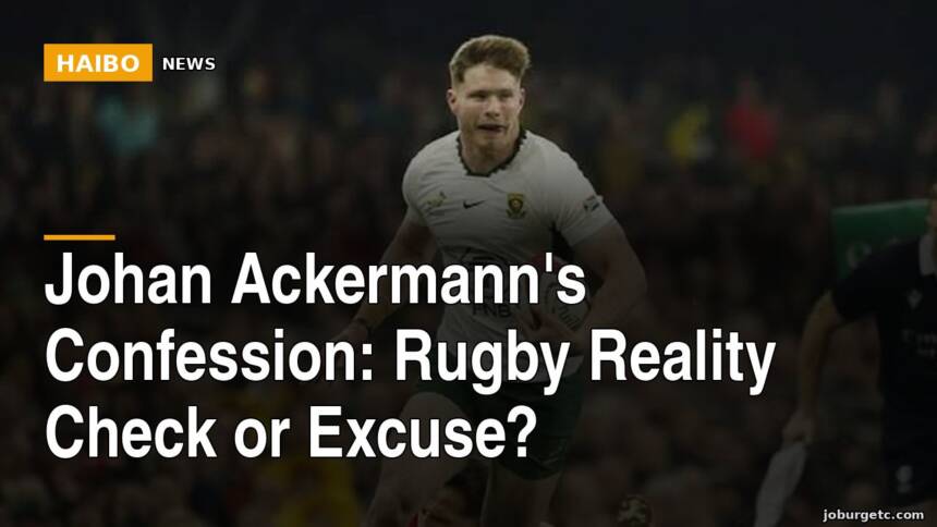 Johan Ackermann's Confession: Rugby Reality Check or Excuse?