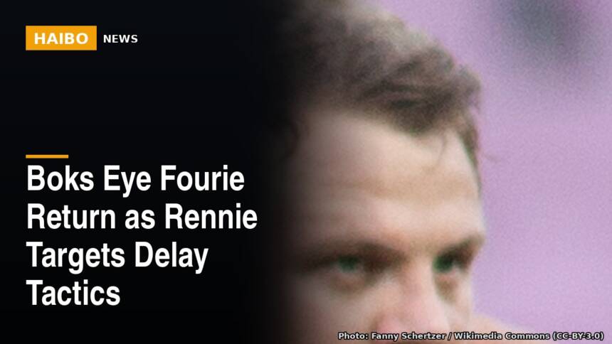 Boks Eye Fourie Return as Rennie Targets Delay Tactics