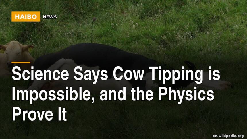 Science Says Cow Tipping Is Impossible, And The Physics Prove It