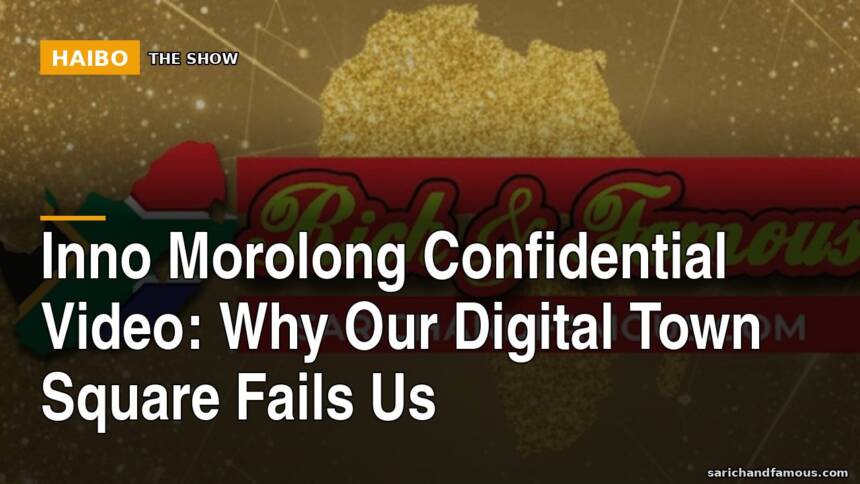Inno Morolong Confidential Video: Why Our Digital Town Square Fails Us