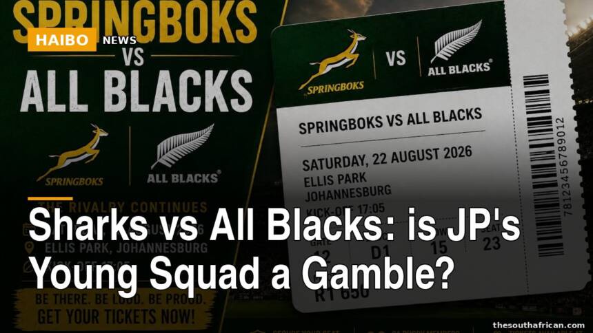 Sharks vs All Blacks: Is JP's Young Squad a Gamble?