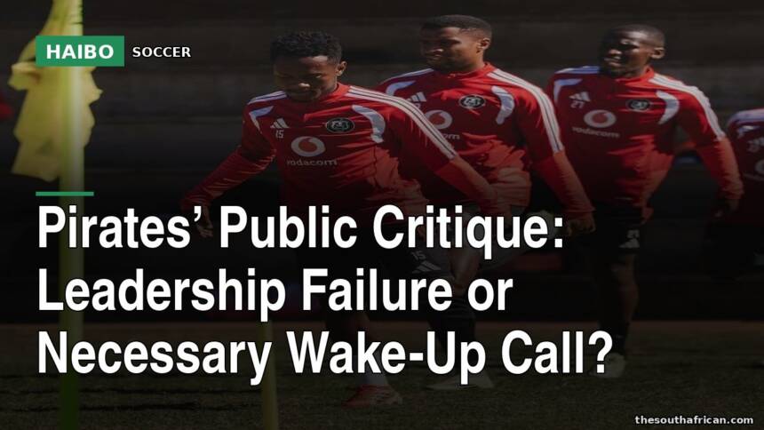 Pirates’ Public Critique: Leadership Failure or Necessary Wake-Up Call?