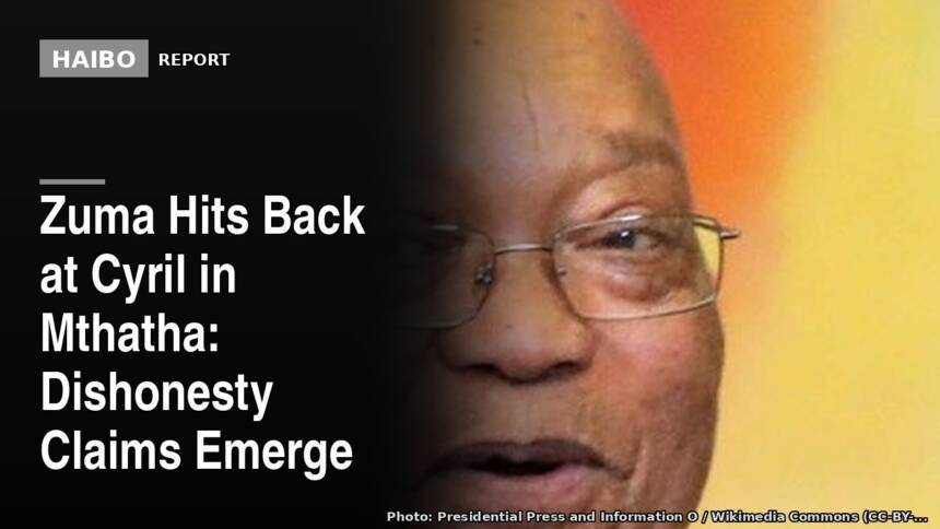 Zuma Hits Back At Cyril In Mthatha: Dishonesty Claims Emerge