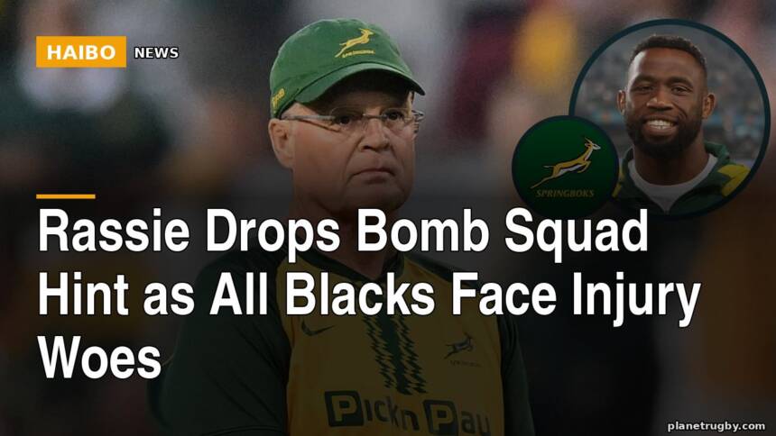 Rassie Drops Bomb Squad Hint as All Blacks Face Injury Woes