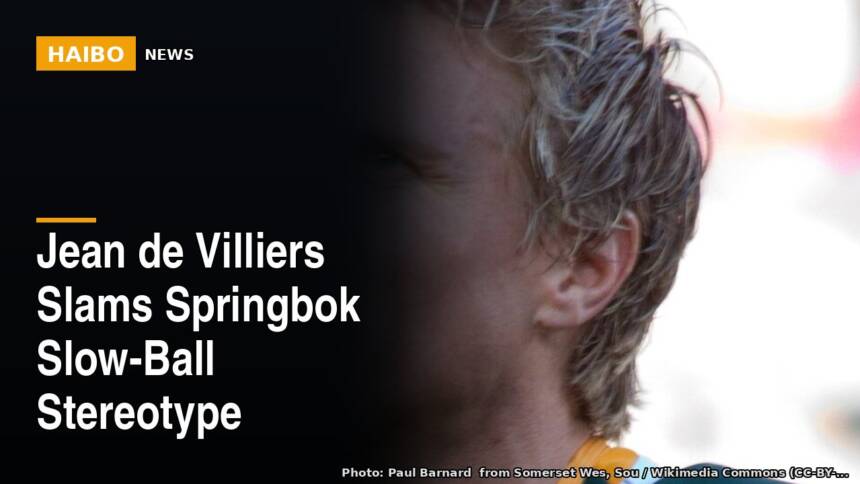 Jean de Villiers Slams Springbok Slow-Ball Stereotype
