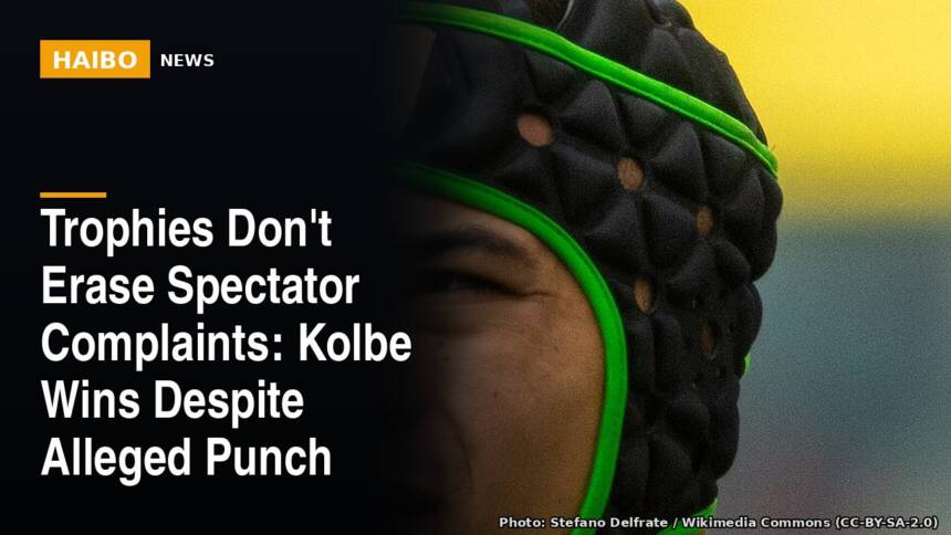 Trophies Don't Erase Spectator Complaints: Kolbe Wins Despite Alleged Punch