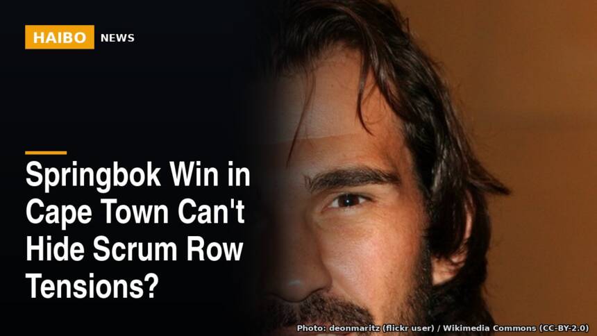 Springbok Win in Cape Town Can't Hide Scrum Row Tensions?