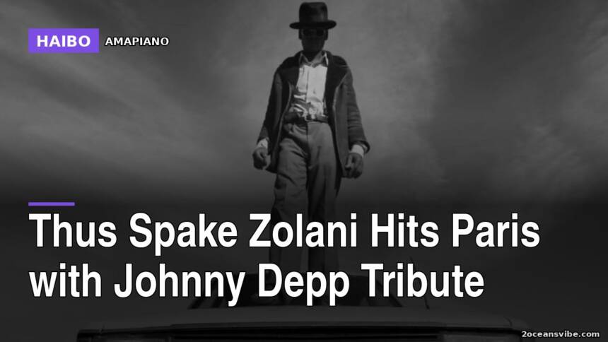 Thus Spake Zolani Hits Paris With Johnny Depp Tribute