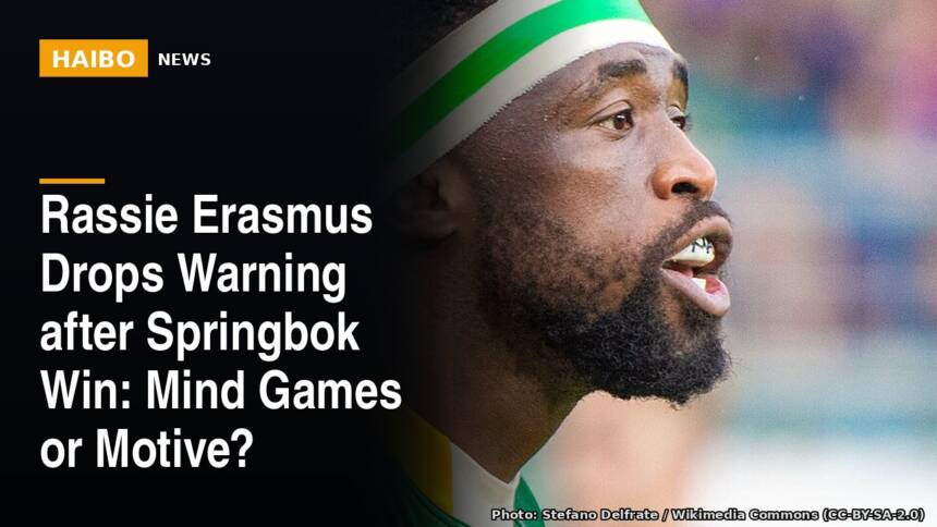 Rassie Erasmus Drops Warning After Springbok Win: Mind Games Or Motive?