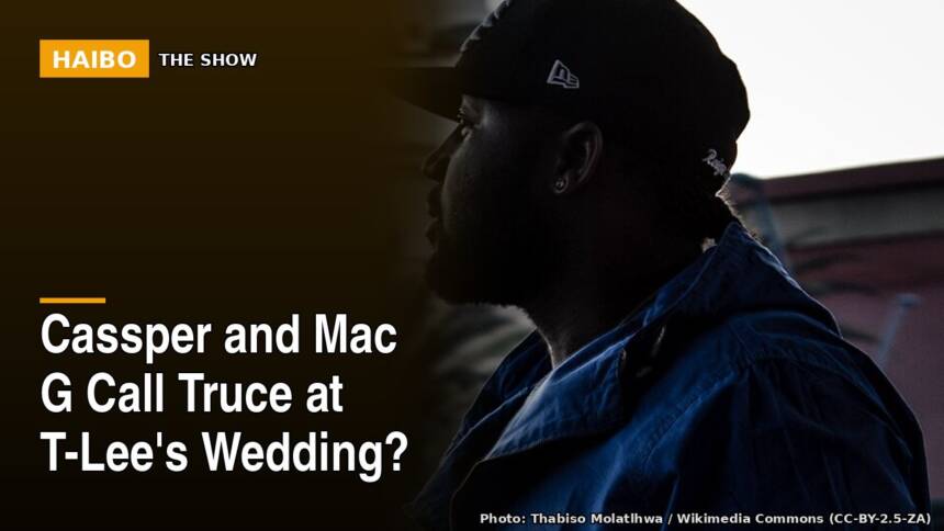 Cassper and Mac G Call Truce at T-Lee's Wedding?