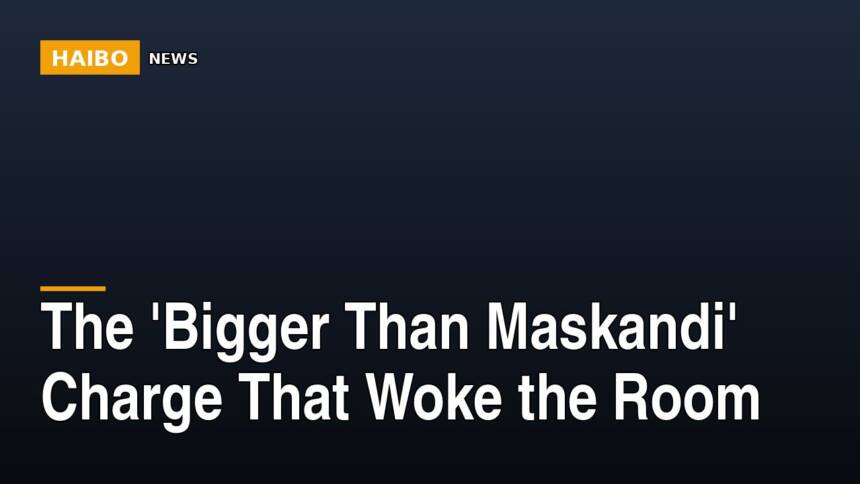 The 'Bigger Than Maskandi' Charge That Woke The Room