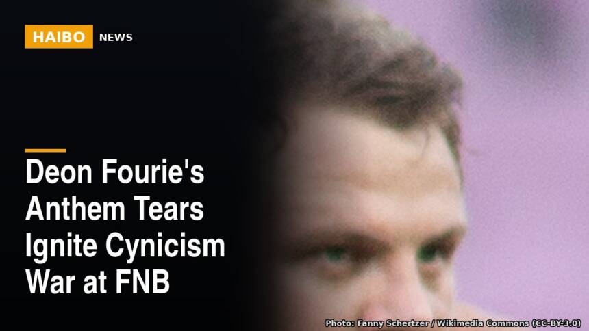 Deon Fourie's Anthem Tears Ignite Cynicism War at FNB