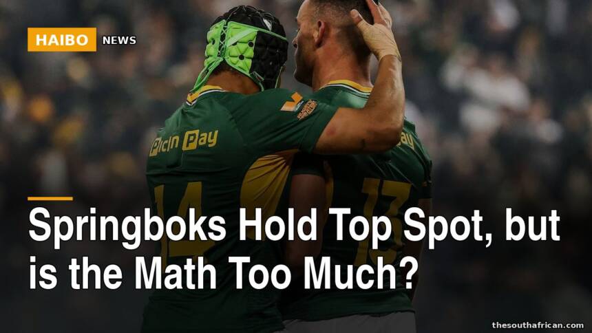 Springboks Hold Top Spot, But Is The Math Too Much?