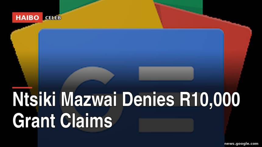 Ntsiki Mazwai Denies R10,000 Grant Claims