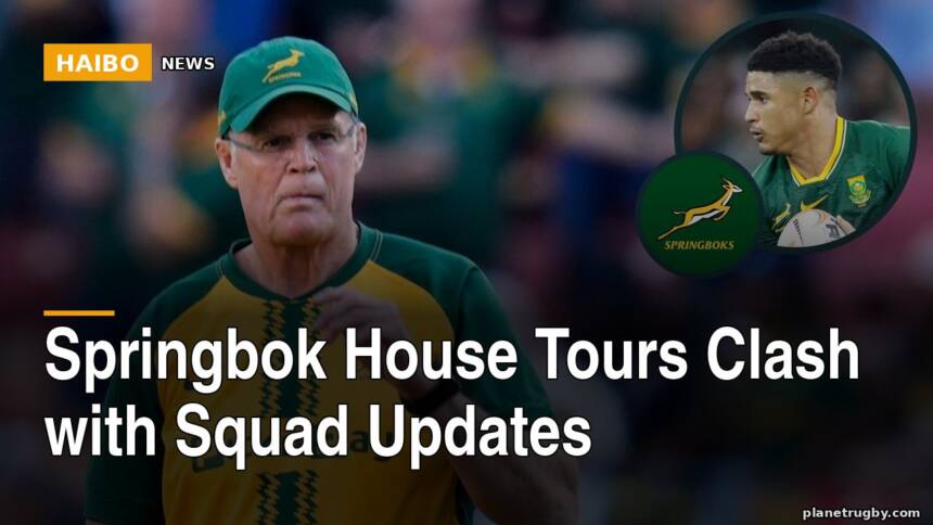 Springbok House Tours Clash With Squad Updates