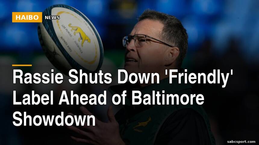 Rassie Shuts Down 'Friendly' Label Ahead Of Baltimore Showdown