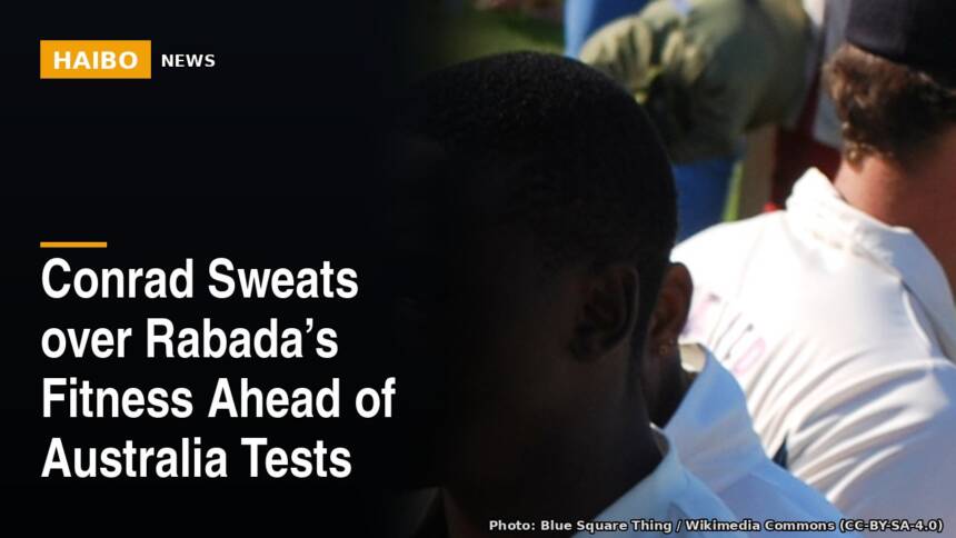 Conrad Sweats Over Rabada’s Fitness Ahead Of Australia Tests