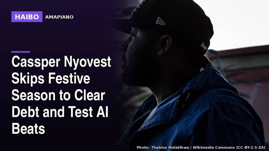 Cassper Nyovest Skips Festive Season To Clear Debt And Test AI Beats