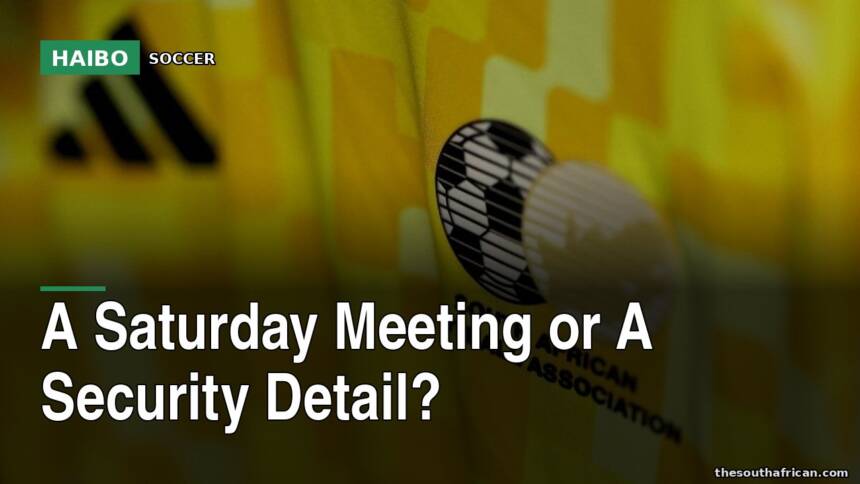 A Saturday Meeting Or A Security Detail?